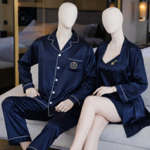 Elegant Couple Nightwear Set 4-Pieces